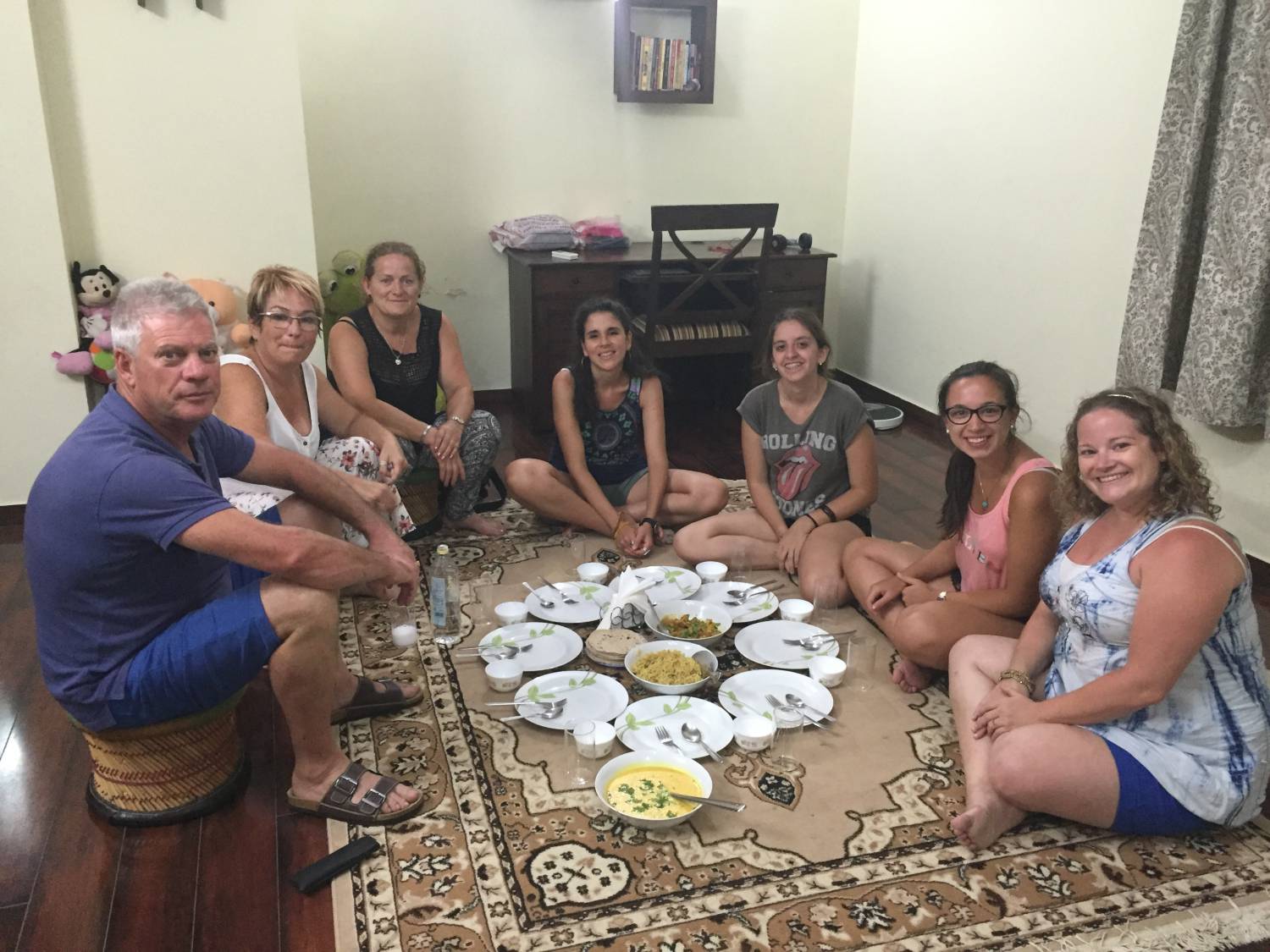 Indian dinner in Jaipur