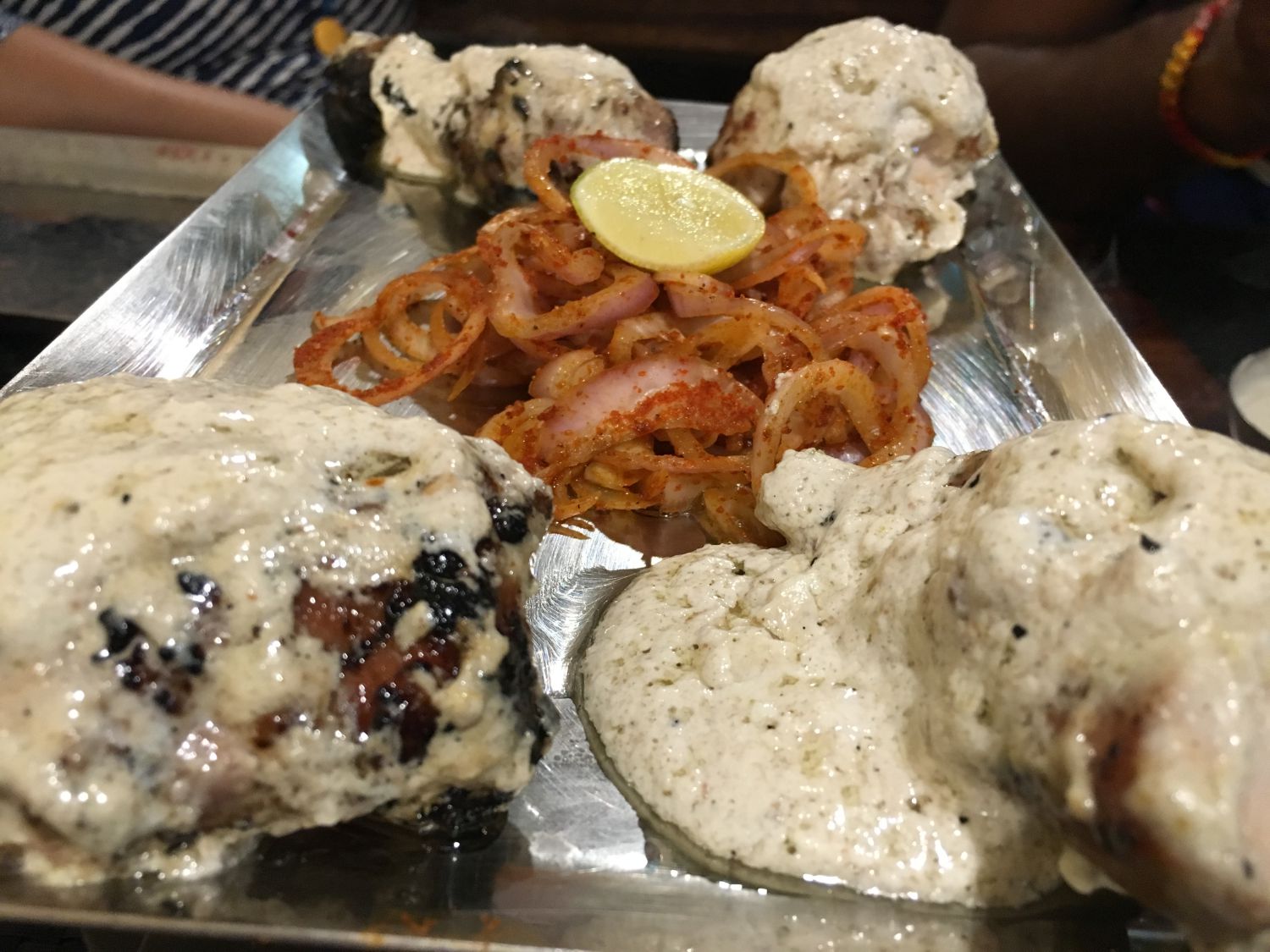 Jaipur Food Walk - Afghani chicken